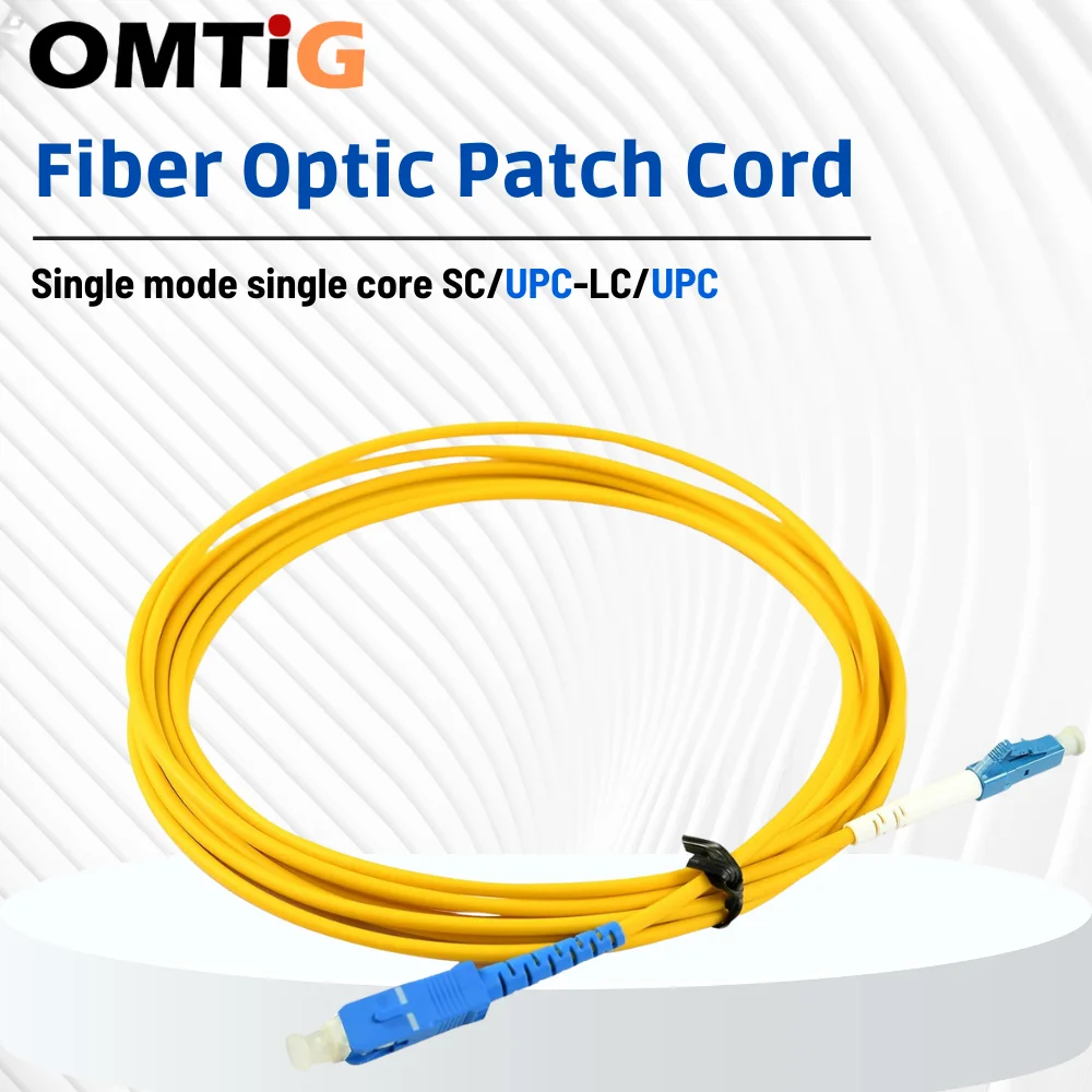 

OMTiG 10 шт. SC/UPC-LC/UPC Simplex, одномодовые 3,0 мм волоконные соединительные кабели, продажа лотов