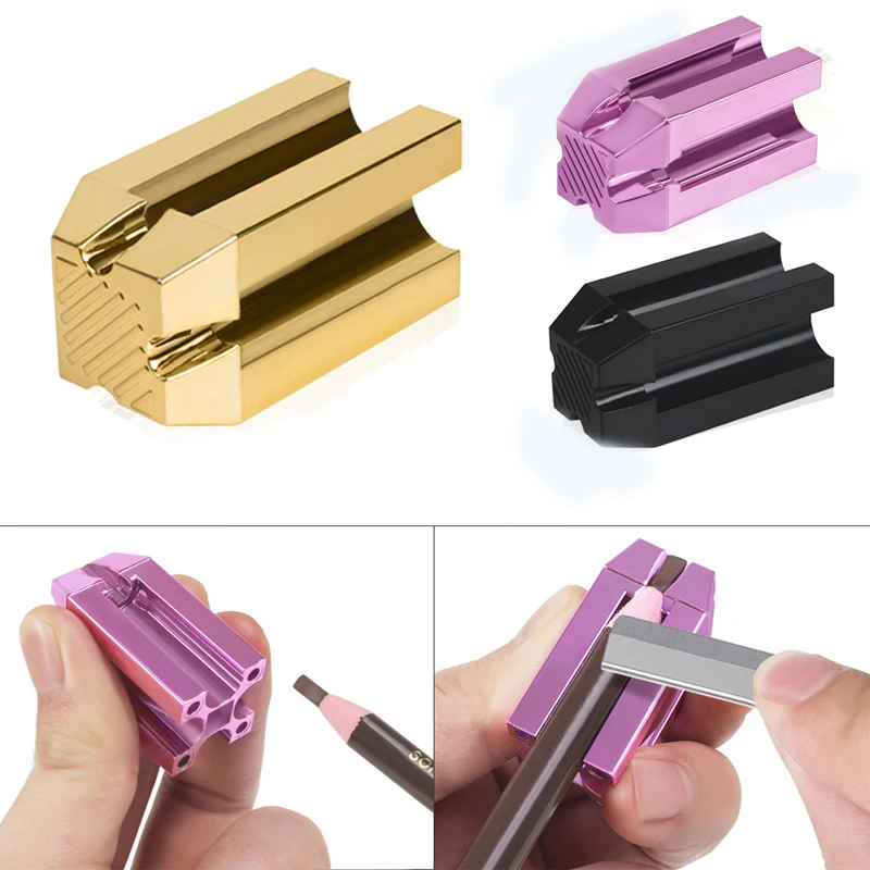 4 In 1 Eyebrow Pencil Sharpener Microblading Tattoo Marker Permanent