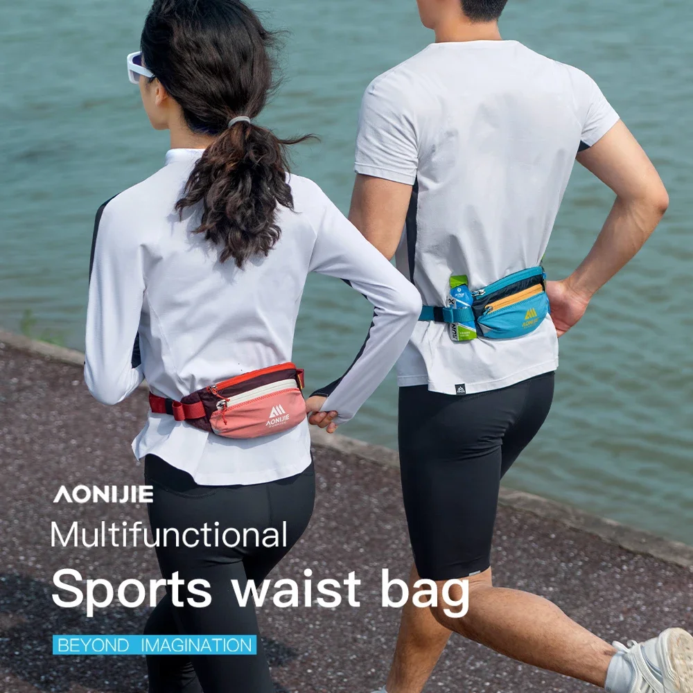 AONIJIE W8133 Running Belt Fanny Pack for Running Race Marathon Workout Moisture Wicking Waist Storage Belt for Women Men 2