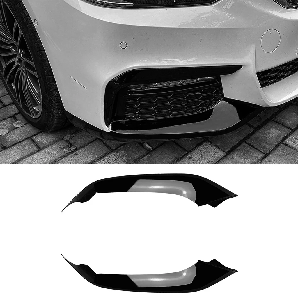 

Front Bumper Lip Spoiler Diffuser Splitters Body Kit Aprons Cover Guard Trim For BMW 5 Series G30 M Sport 525i 530i 2018-2020