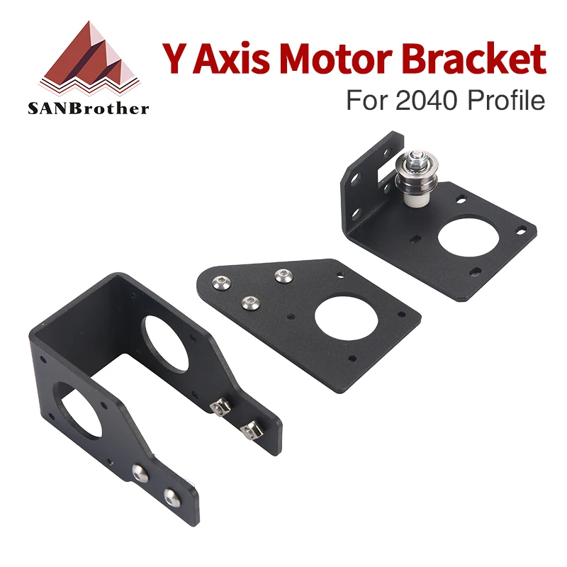 

DIY Upgrade 3D Printer Parts 2040 Profile Y-Axis Motor Bracket Fixed Mount Plate Spare Kit For Ender3 42 step motor support