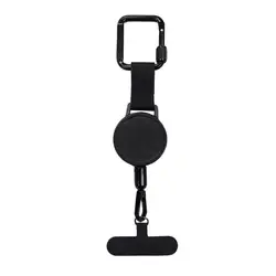Secure Phone Tether with Belt Clip and Retractable Steel Carabiner for Travel and Outdoor Adventures (1pc)