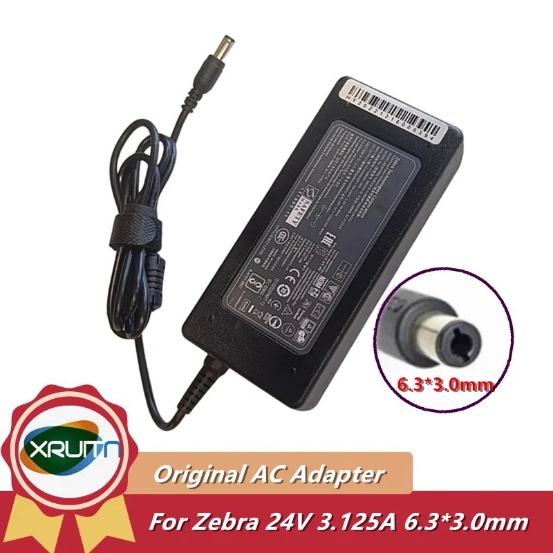 Adattatore Ca Originale Sawa-52-312524 24V 3.125A 75W P1076001-006 Alimentatore Per Caricatore Zebra Gx420T Gx430T Zd420 Fsp075-Raan2