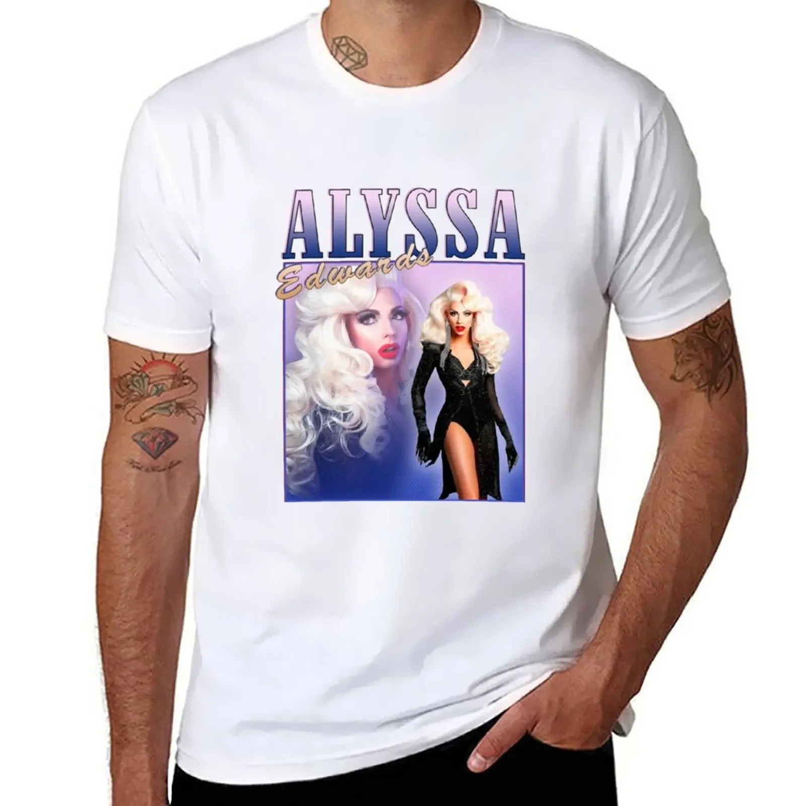 

Alyssa Edwards T-Shirt summer tops shirts graphic tees black t-shirts for men