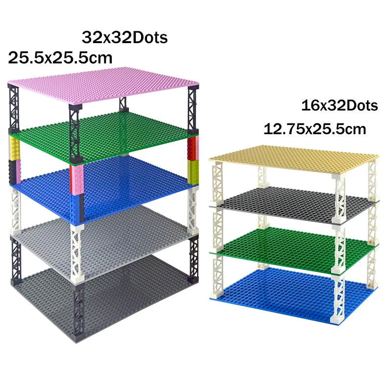 Building Blocks Double-sided Base Plates 32*32 Plastic Small Bricks Compatible Classic Dimensions