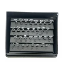 Kit de moules de placage dentaire 2x32 pièces/ensemble, système Venner Composite Direct dentaire, moule en résine Composite, traitement léger, moule pour dents antérieures 4