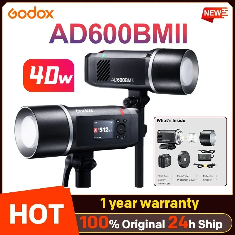 Godox AD600BMII AD600BM II Second-Generation external camera flash 600W high-power photography light
