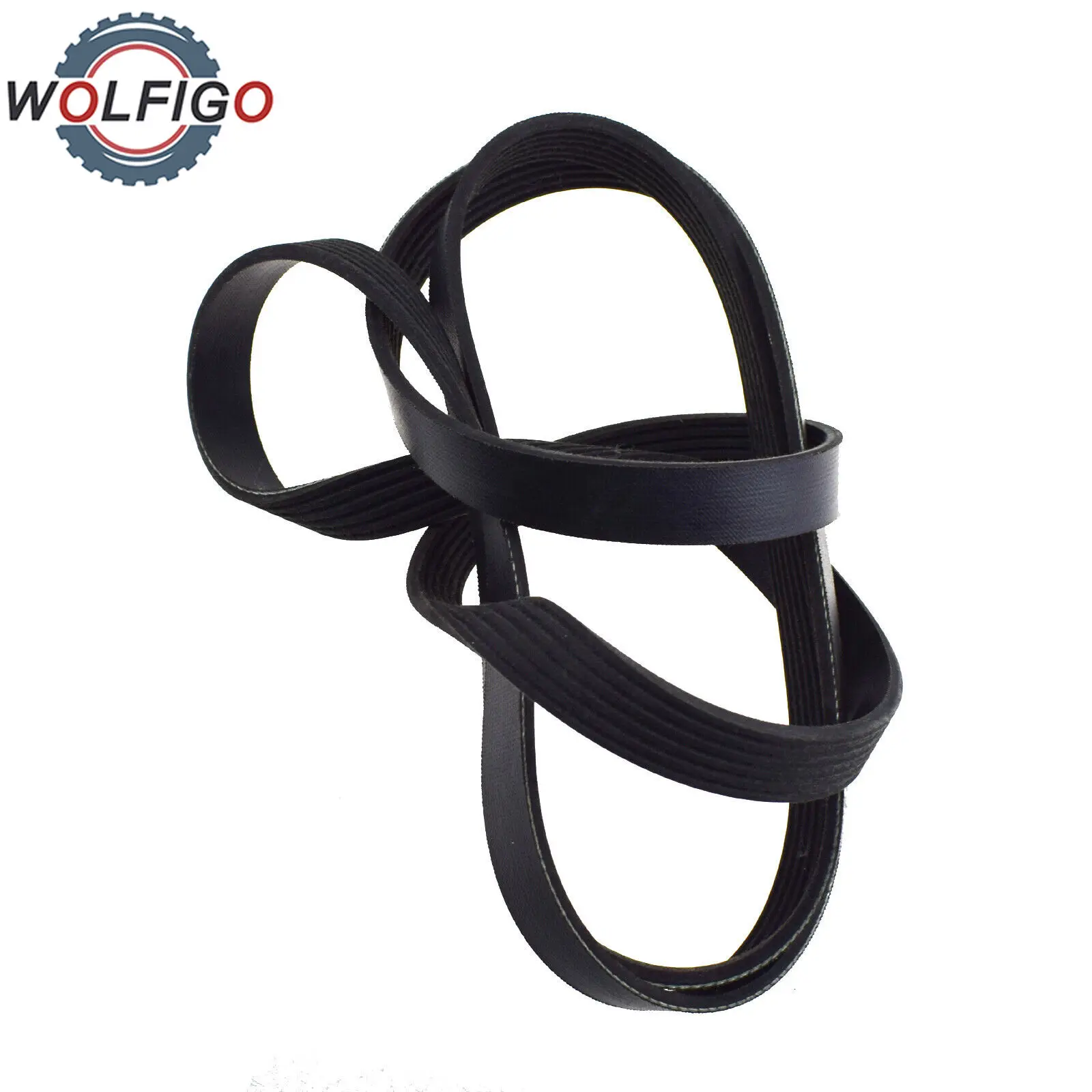 Engine Serpentine Drive Belt 6PK2115 fit for Ford F150 FOCUS 2004 Porsche 911 CAYMAN Cadillac DTS Buick Honda HR-V 31110-R2A-M12
