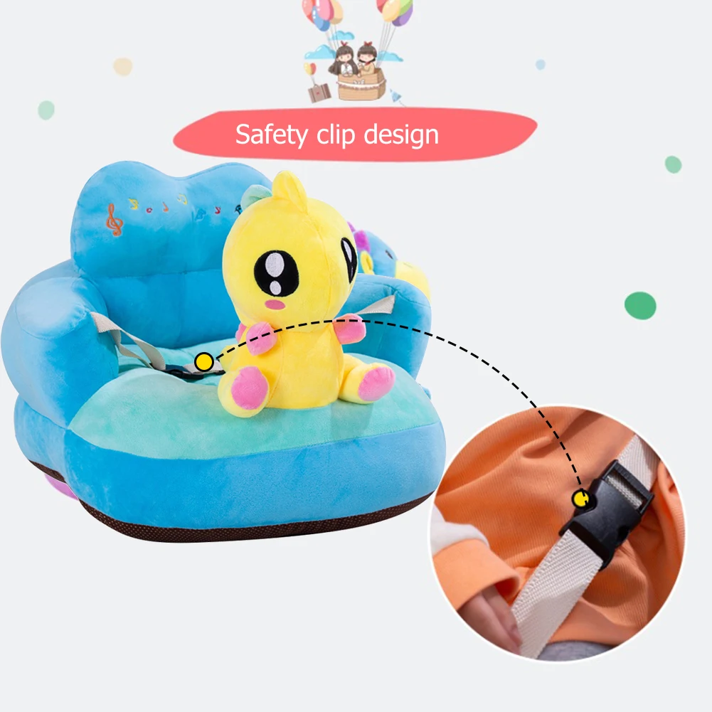 Baby Eating Sofa Support Seat Rest Chair for Kid Infant Feeding Chair Children Sofa Cute Cartoon Without Cotton Kids Toy