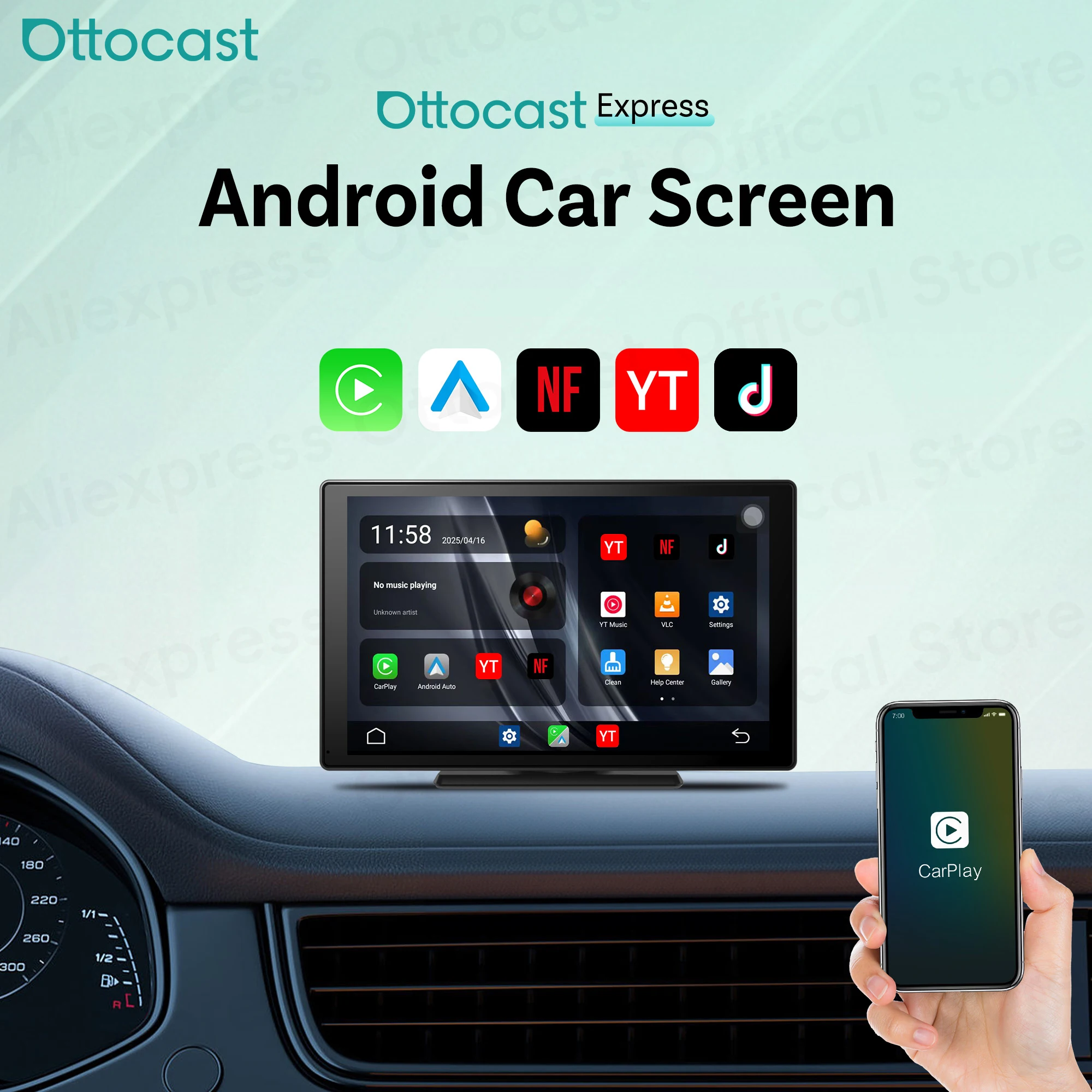 Ottocast Express Android Car Touch Screen 9