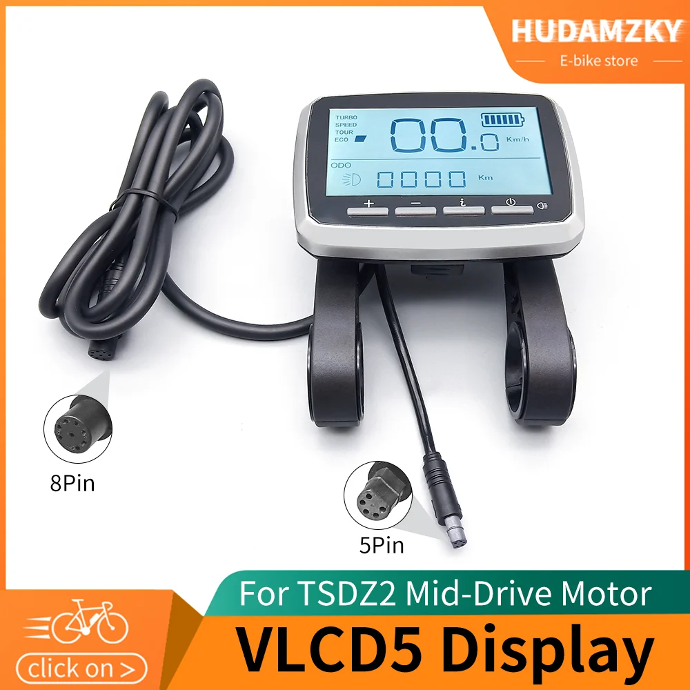 Electric Bicycle Tongsheng Vlcd5 Display For Tsdz2 Mid Motor Control