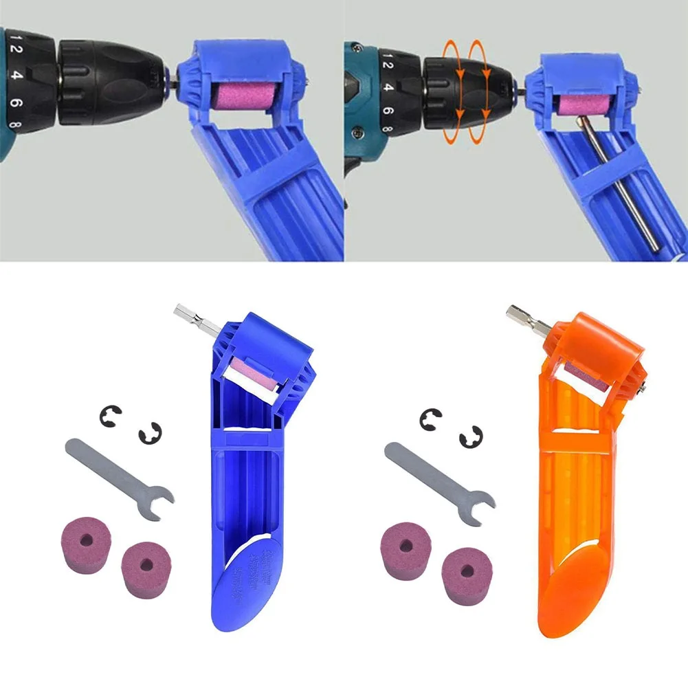 

Точилка для сверл, корундовый шлифовальный круг, портативный для 2,0-12,5 мм насадок для электрической шлифовальной машинки, дрель, полировальные инструменты, АБС