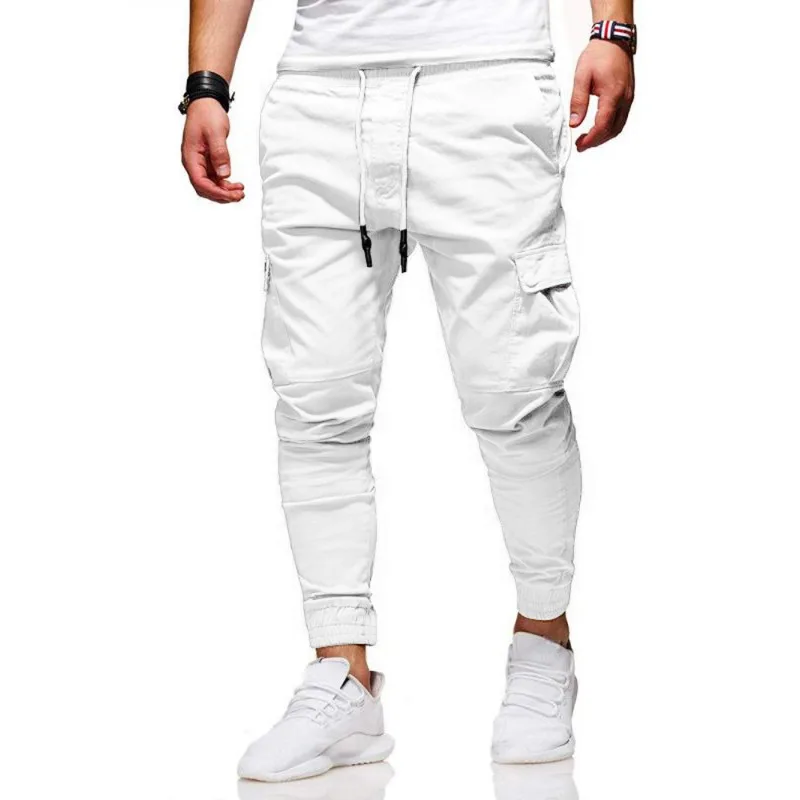 Men Trousers Casual Sports Pants Sweatpants Hip Hop Harem Pencil Pants Size S-3XL