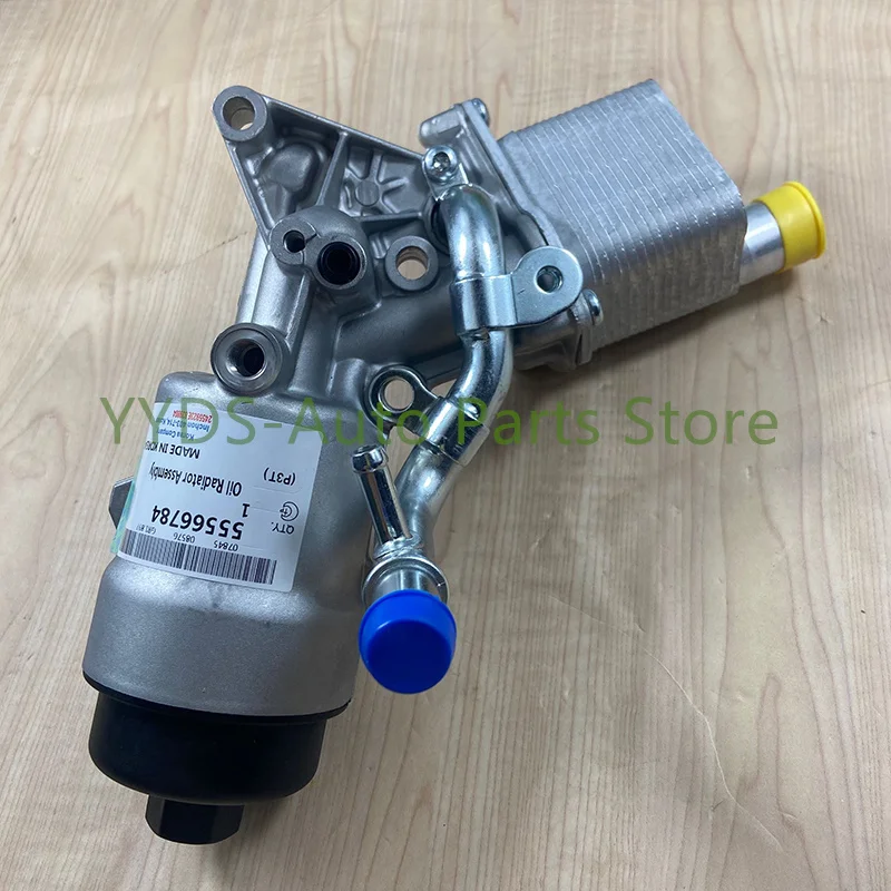 NEW 55566784 Engine Oil Cooler Oil Filter Assembly Aluminium For Chevrolet Cruze Sonic Trax Buick Encore 1.4L 650039 88179-91400