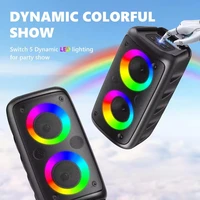 Wireless Karaoke Bluetooth Speaker Subwoofer Portable With Microphone Radio FM Lamp Machine Sound Box Music LED TWS Caixa De Som - Image 3