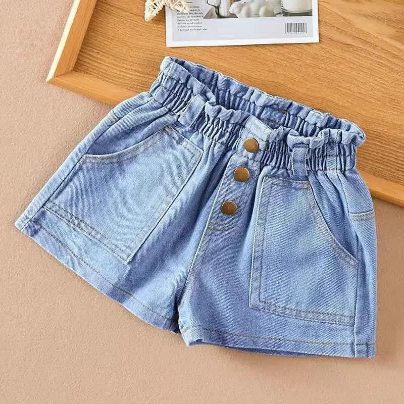 Kids Summer Denim Shorts Pants For Girls Infant Bottoms