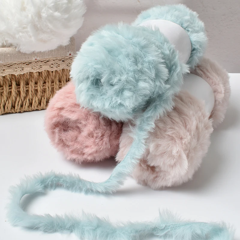 100g/Roll Faux Fur Yarn Mink Wool Yarn Cashmere For Hand Knitting Crochet Sweater Thread Clothes Scarf Fluffy Mink Warm knitting yarn knitting wool yarn crochet yarn wool yarn cotton wool yarn cashmere yarn