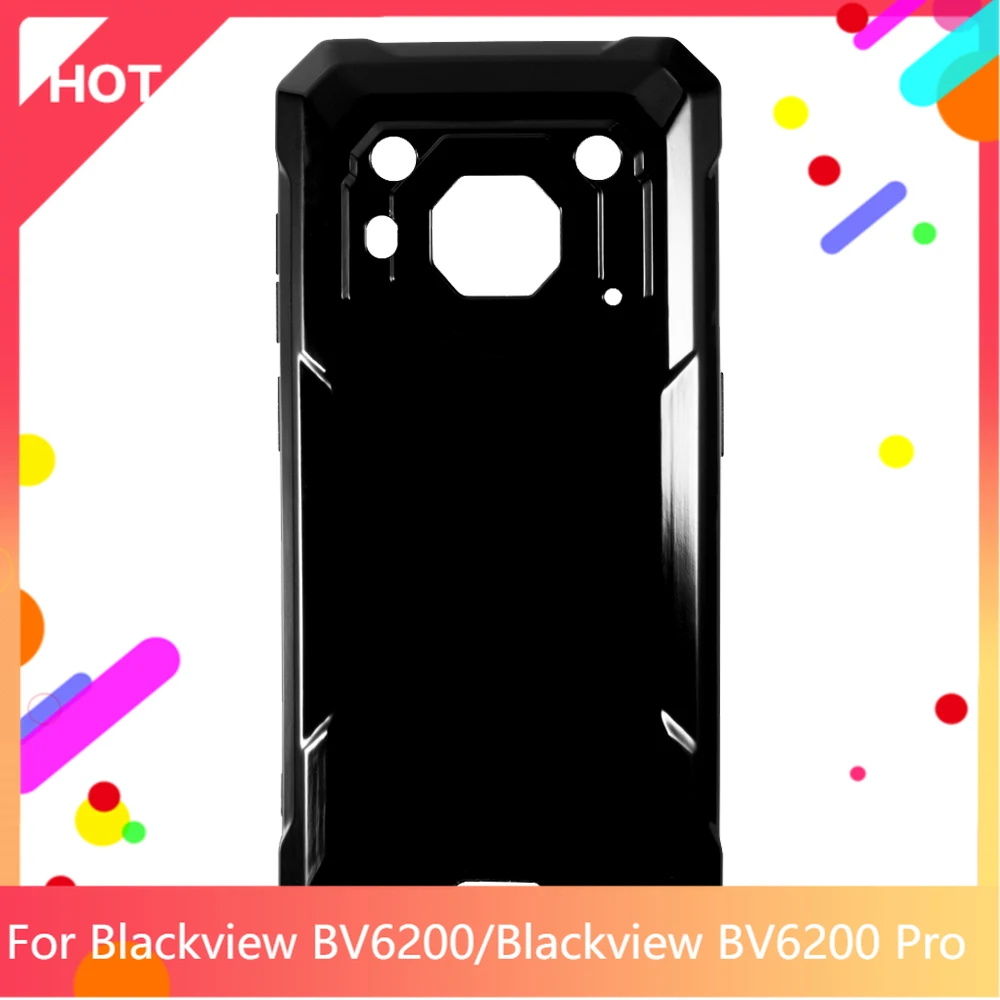 Cover per Blackview BV6200 Custodia, Nero Morbido Silicone Ultra
