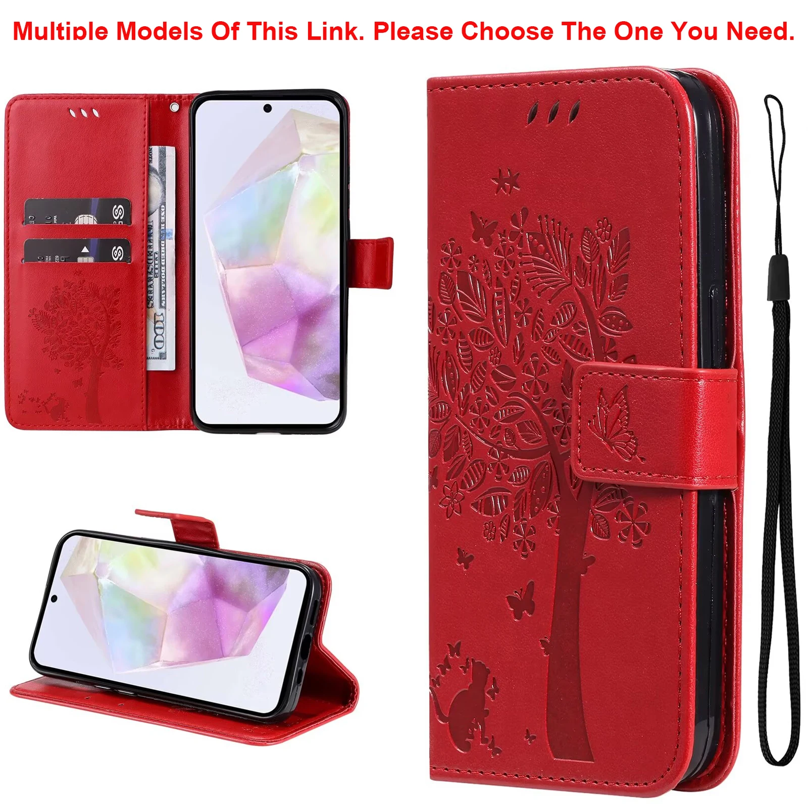 Shockproof Wallet Phone Case with Enhanced Durability and Protection