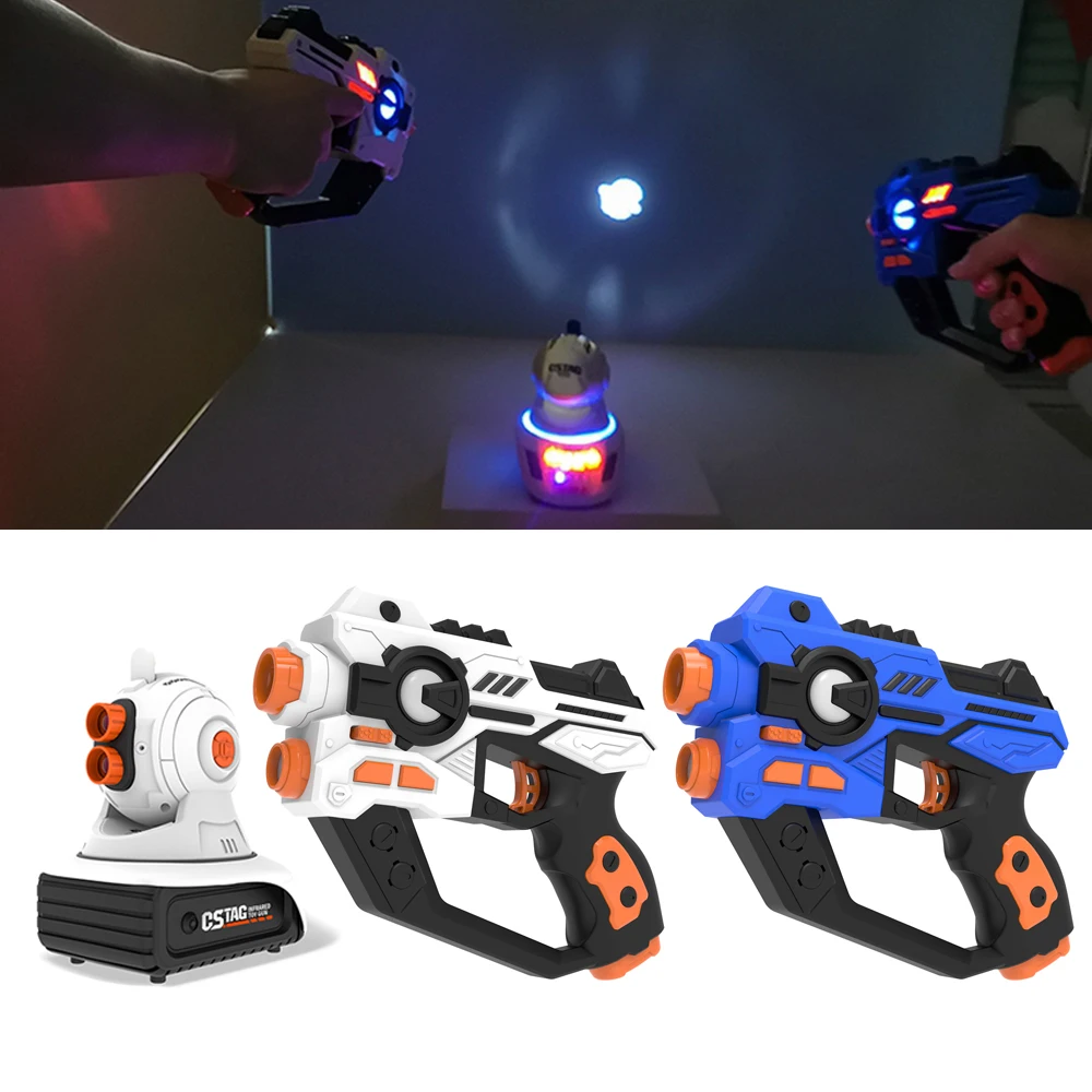

Laser Tag Gun with Projector Electric Infrared Toy Guns Battle Game Kids Laser Pistol for Boys Children Indoor Outdoor Sports