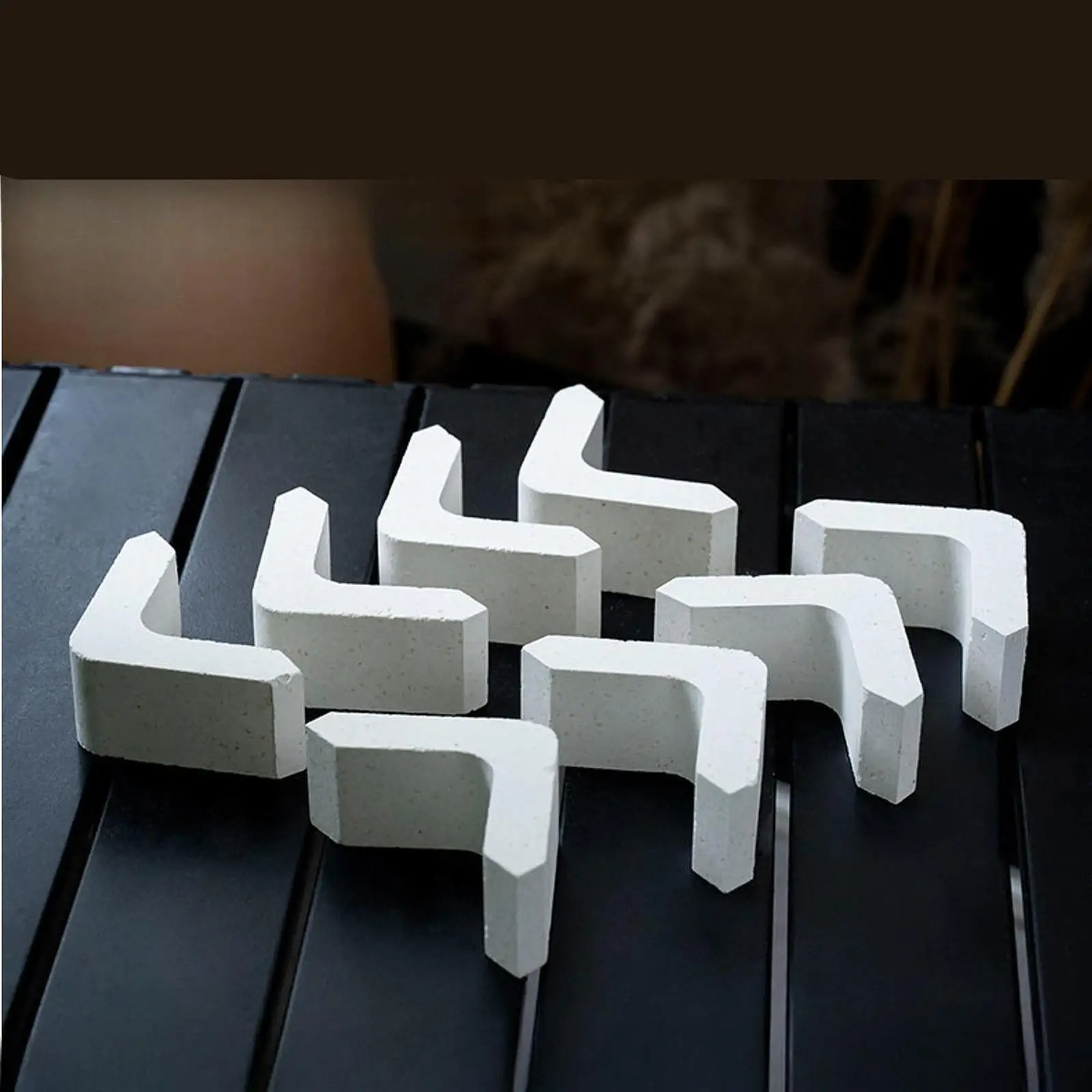 8 Pieces Kiln Shelf Supports Pottery Kiln Firing Tools L Shaped High Temperature Resistant Kiln Accessories Kiln Shelf Stilts