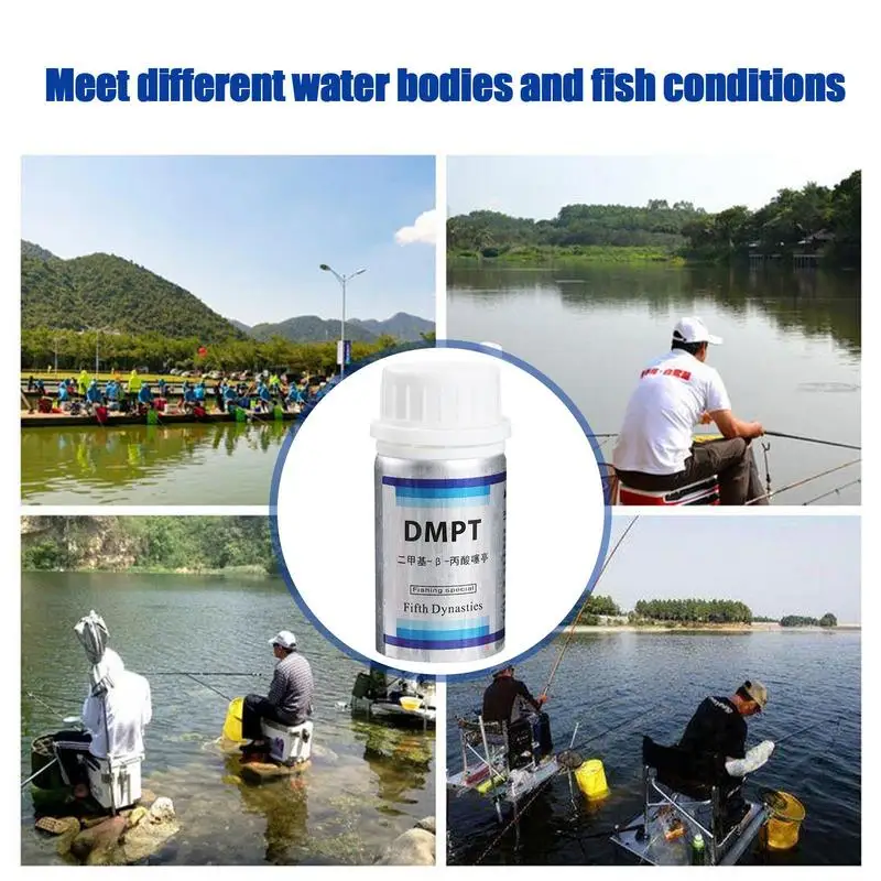 Fishing Lure Carp Fishing Bait 40g/70g DMPT Fish Lure Agent Crucian Carp Wild Fishing Silver Bighead Opening Agent Black Pit Fish Bait Additive Fishing Medicie