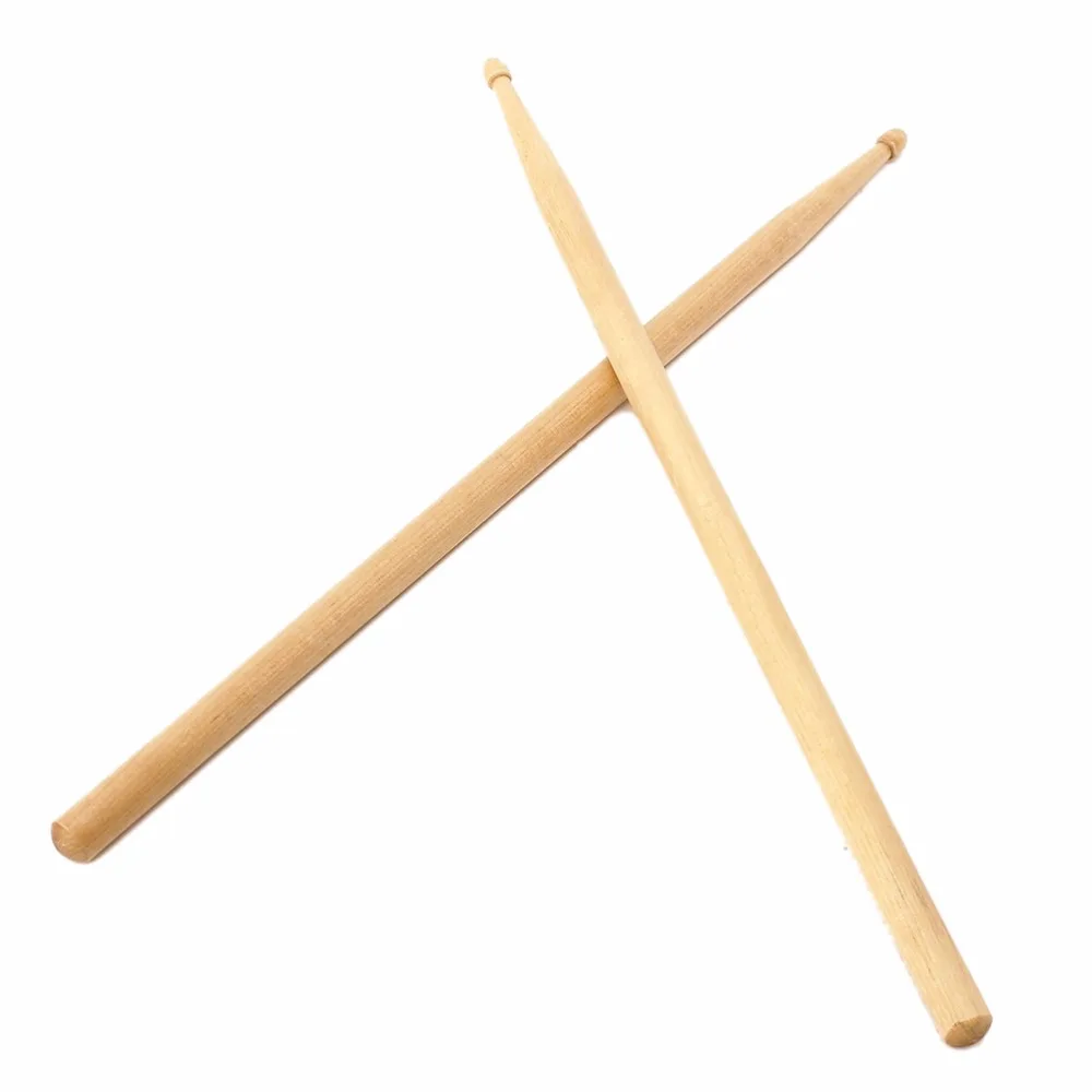 2Pcs 406mm Maple 5A Size Maple Wood Drumsticks Stick For Drum