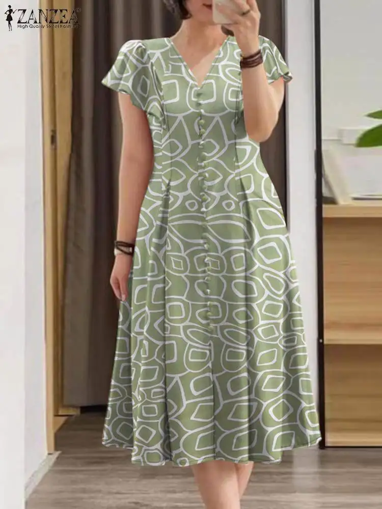ZANZEA Fashion Off Shoulder Vestidos Female Lace Up Belted Long Maxi  Dress main image 1