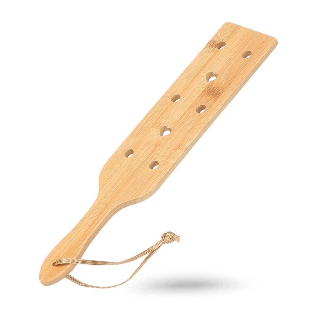 For BDSM Home Decoration Spanking Fetish DIY Material With Airflow Holes  Wooden Craft Bamboo Wood Paddle Unfinished Handicraft - AliExpress