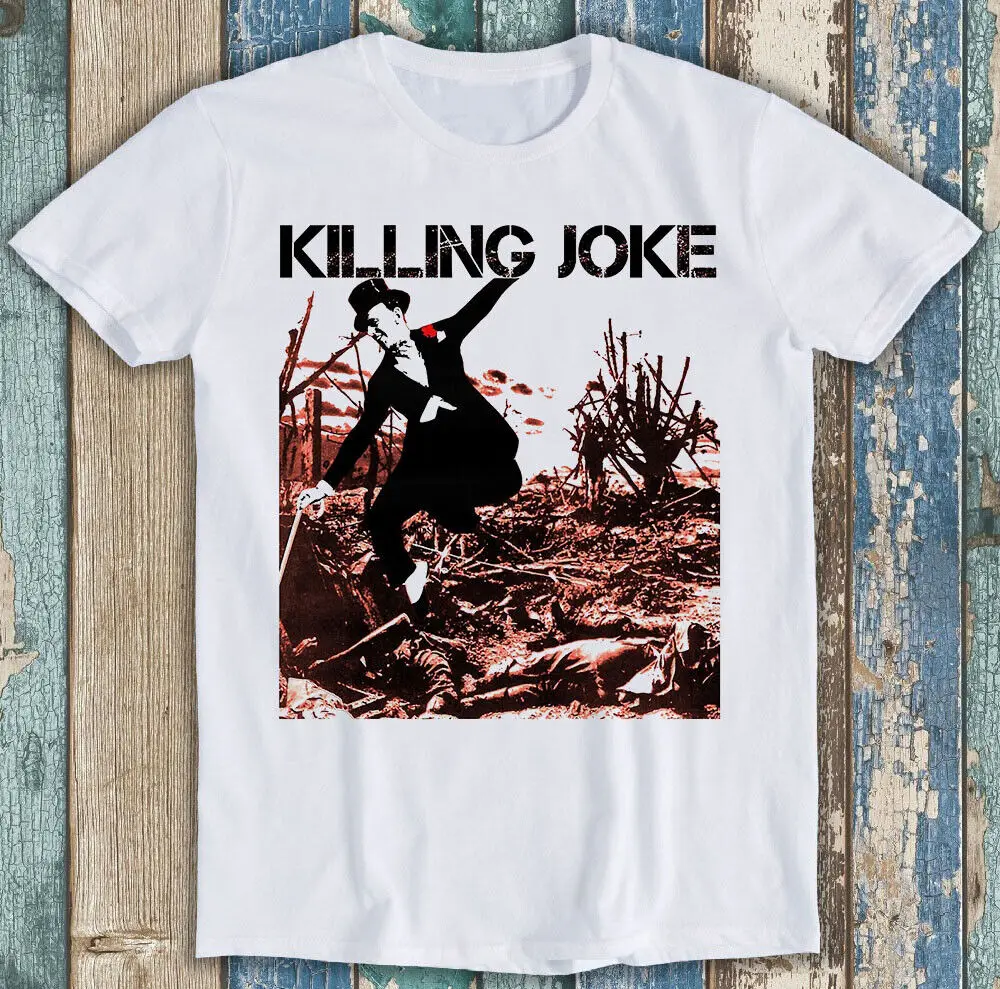 Killing Joke Man With Suit Music Funny Gift Tee Shirt M1308 Maniche Lunghe