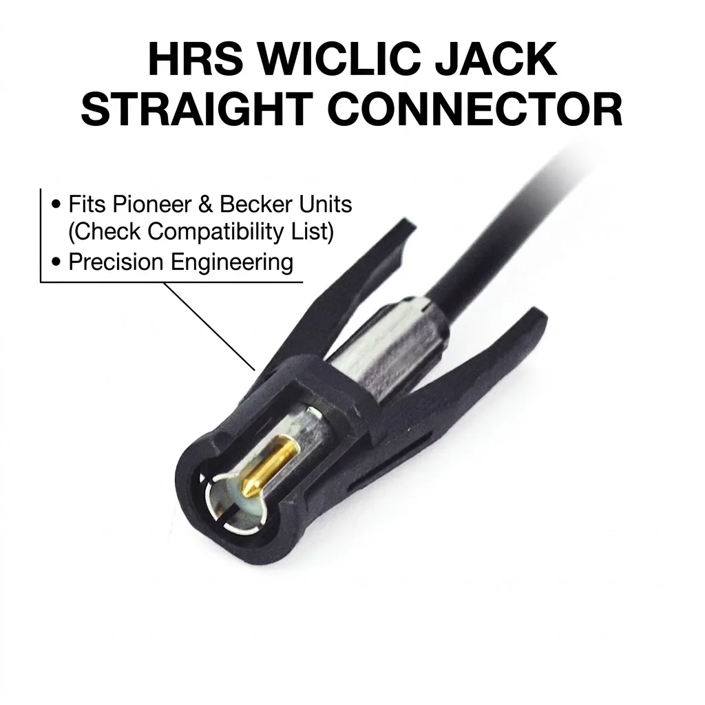 Superbat GPS Active Magnetic Base Aerial Antenna WICLIC Connector Cable for Pioneer Beker GPS Navigation Receiver