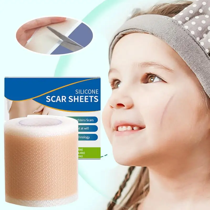 Waterproof Silicone Scar Sheets Medical Grade HypoallergenicSilicone Scar Tape For C-Section Keloid Burn