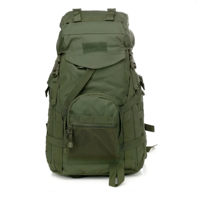 

Outdoor Trekking Climbing Riding Travel Tactical Mountaineering Bag 60L Male Army Backpack With Rain Cover Training Rucksack