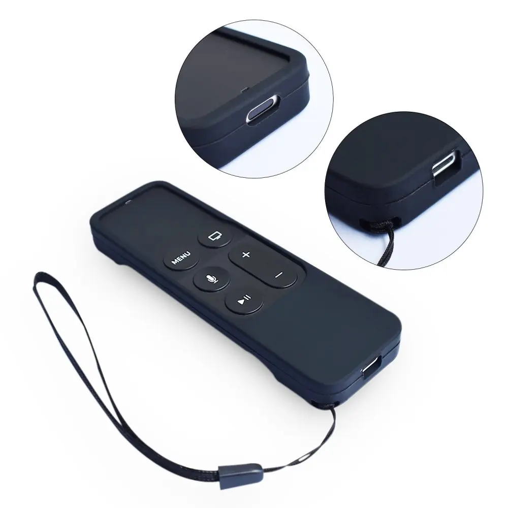 Silicone Remote Case Cover Sleeve Protector Apple TV 4K 4th Generation Siri Remote