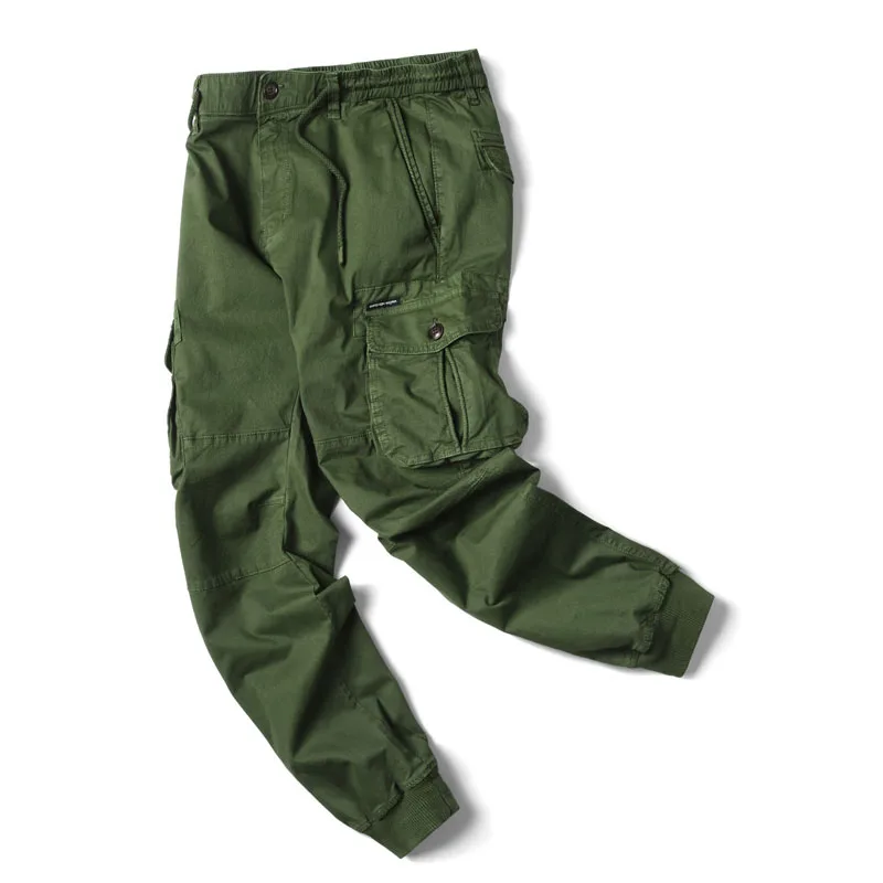 Cargo Pants Men Jogging Casual Pants Cotton Full Length Military Mens Streetwear Mens Work Tactical Tracksuit Trousers Plus Size 6
