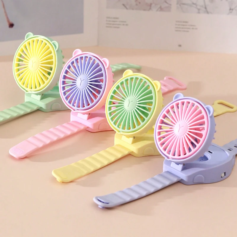 New Personalized and Creative Cartoon Watch Fan Portable Mini Fan Suitable for Outdoor Travel Office The Best Gift for Friends 6