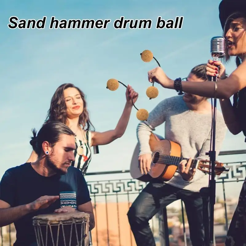 Hand Shaker Sand Balls Fingertip Sandball Sand Ball For Musicians Portable Hand Percussion Shakers For Dynamic Sound Effects