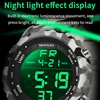 SANDA Top Brand G Style Camouflage LED DigitalWatch Men Waterproof Ms Sport Watches Stopwatch Chronograph Male Electronic Watch 3