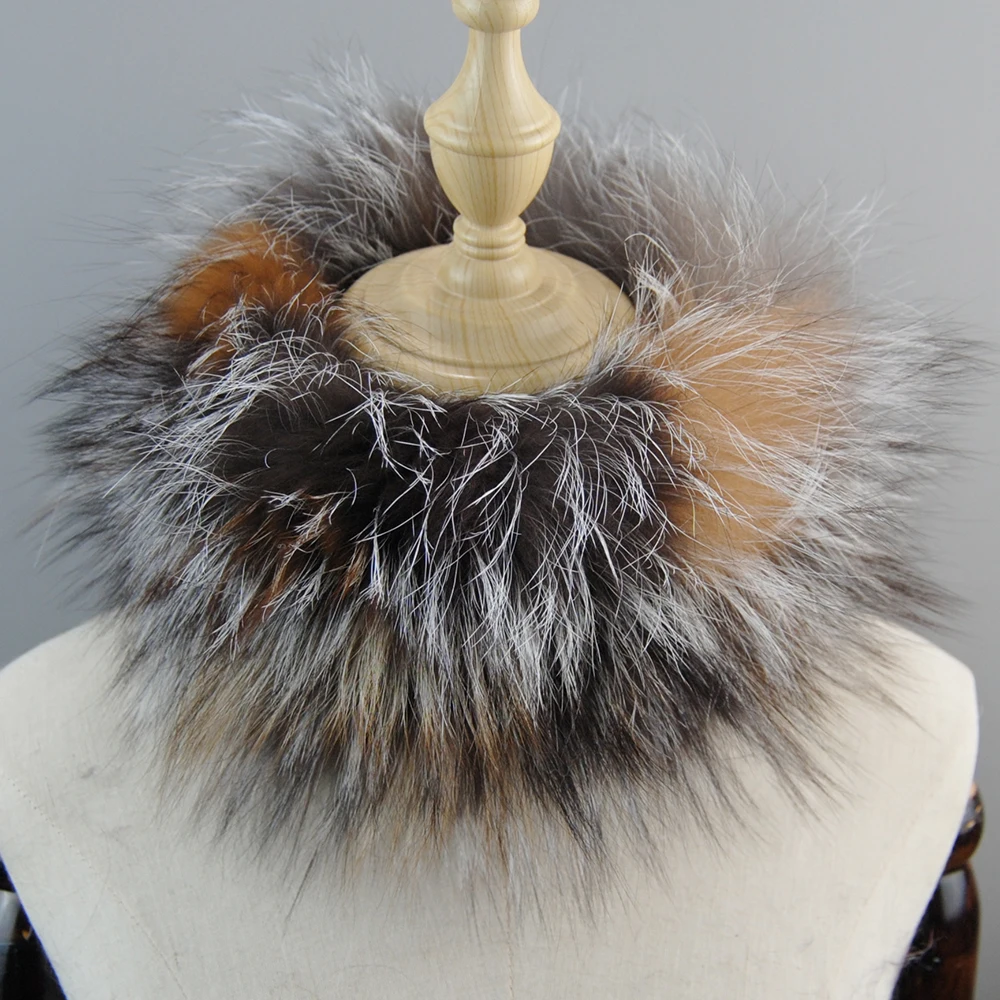2025 Women&rsquo;s Winter Warm Real Fox Fur Scarf Fur Headbands Fox Scarves Luxury Neck Warmer Good Elastic Natural Mufflers rabbit fur scarf