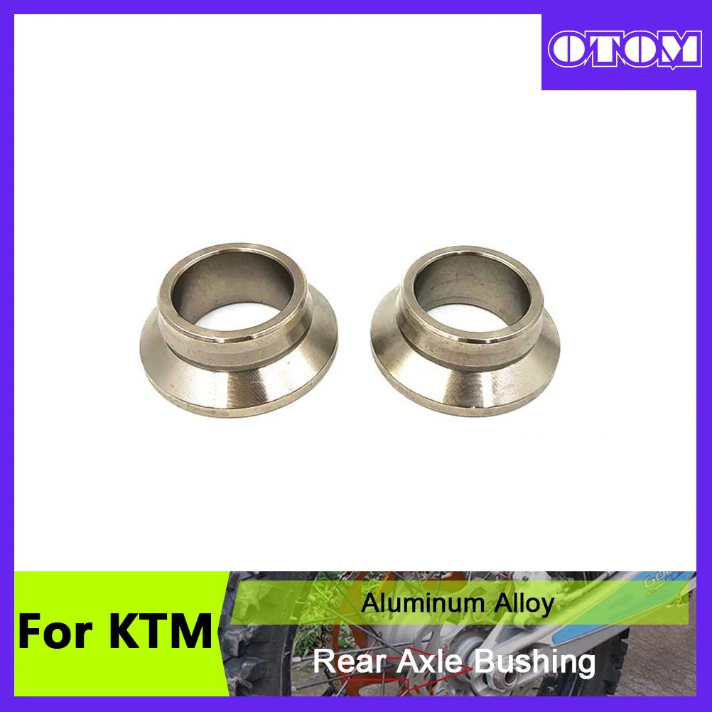 OTOM Motocross Rear Axle Wheel Shaft Bushing Aluminum Lining Cap Crash Protector Pit For KTM XCFW EXC SXF HUSQVARNA Motorcycle dirt bike axle motorcycle wheel damper bushing