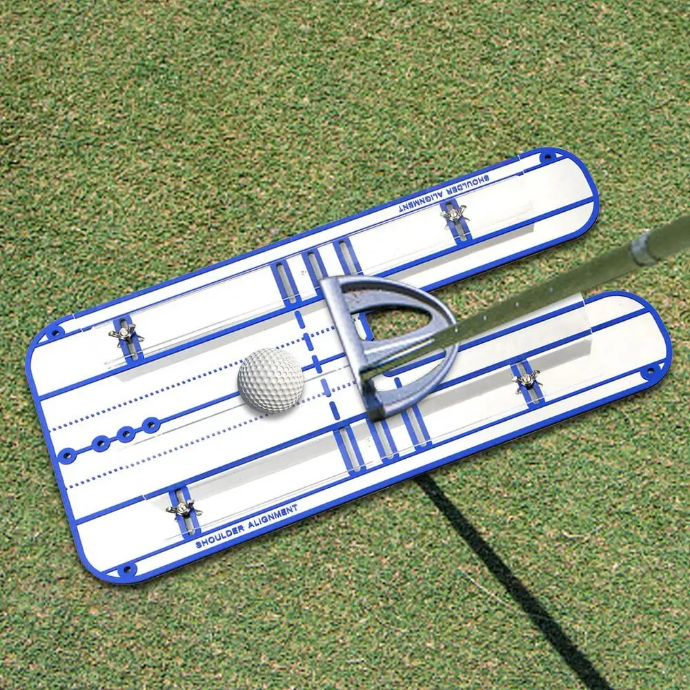 Description Picture 3 of itemGolf Putting Mirror Alignment Training Aid Portable Swing Training Aids Improve Your Golf Game With Golf Training Aid & Golf