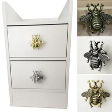 

1PC Bee Shape Wardrobe Knob Brass Furniture Handles Door Knobs Handles Cabinet Hardware Doors Windows Cabinet Pulls Creative