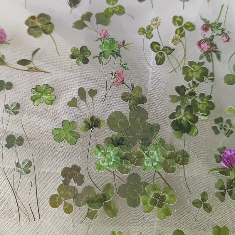 Floral Transparent Sticker Set 4