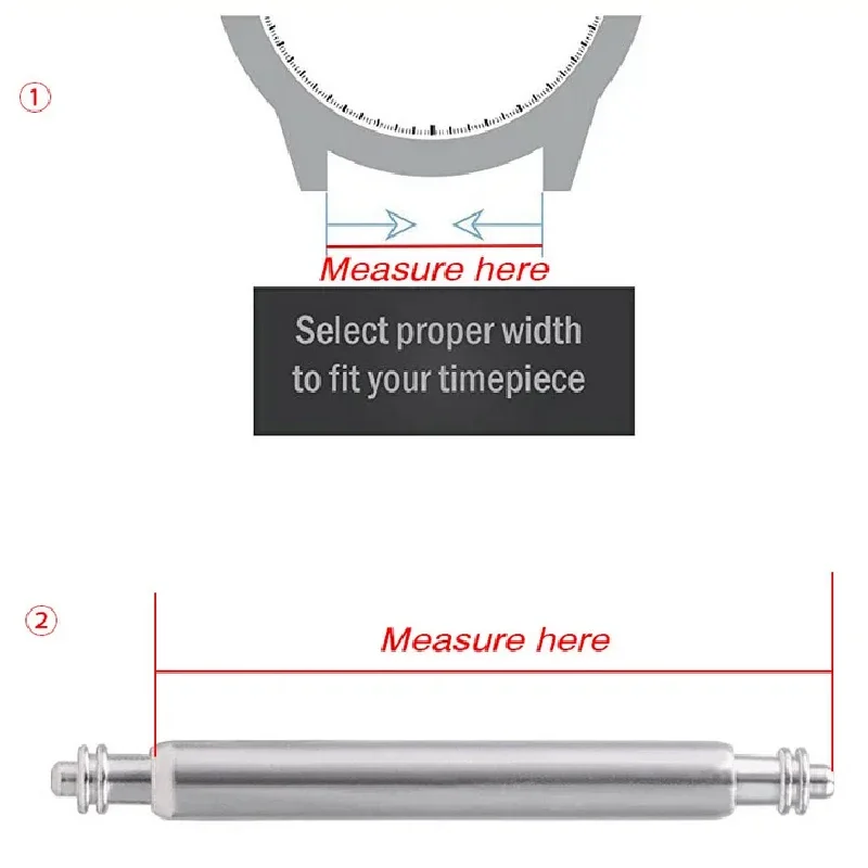 Versatile Spring Bars Strap Link Pins - Multiple Diameter Options