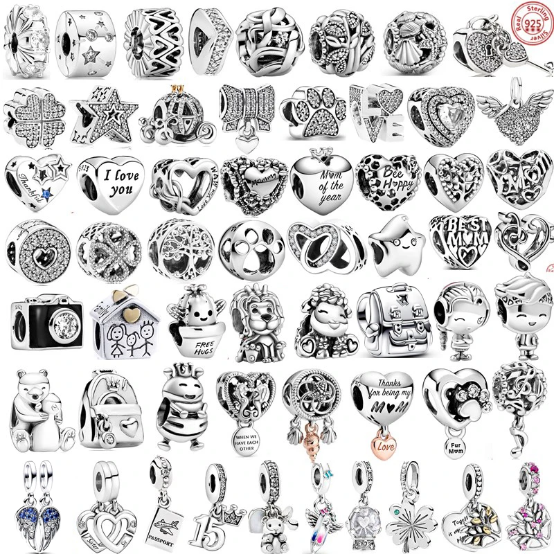925 Sterling Silver Charm Beads 1