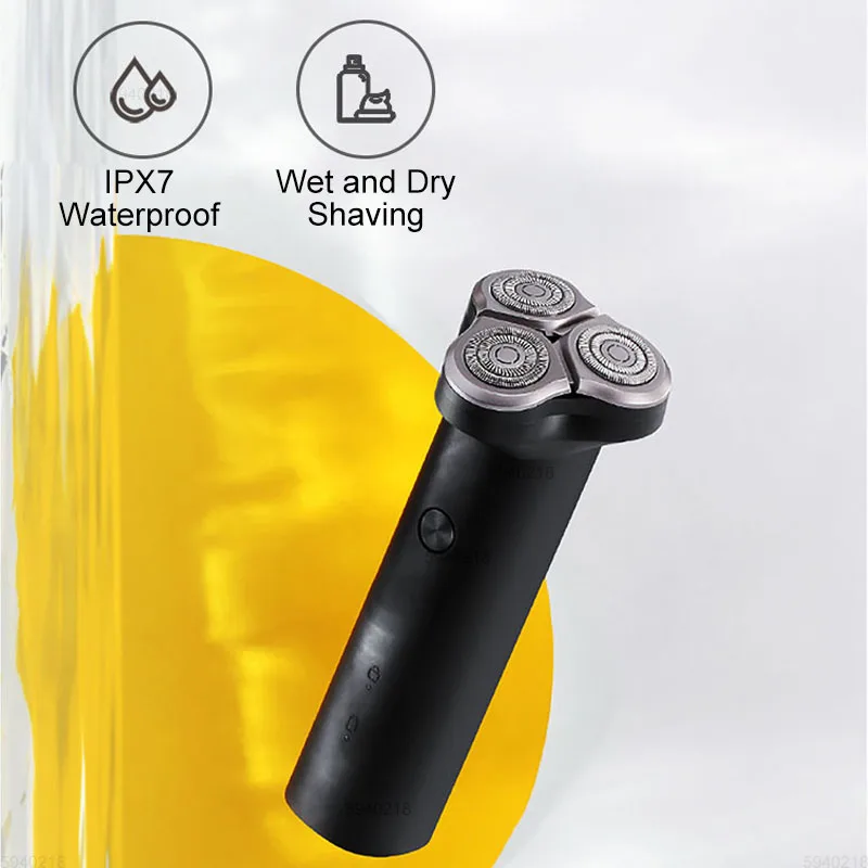 Electric Shaver Beard Trimmer XIAOMI MIJIA S300 Electric Shaver Dry Wet Shavers Triple Blade IPX7 Waterproof Beard Trimmer trimer Cutter For Men Razor Machine