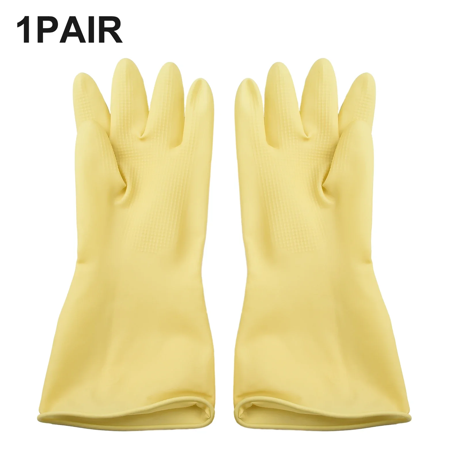 1Pair Industrial Gloves Natural Latex Acid Resistant Chemical Protective Gloves Acid And Alkali Resistant Industrial