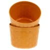 2 Pcs Storage Bucket Toys Kids Plaything Fruit Basket Vegetable Plastic Pretend Child Toddler for Playing 1