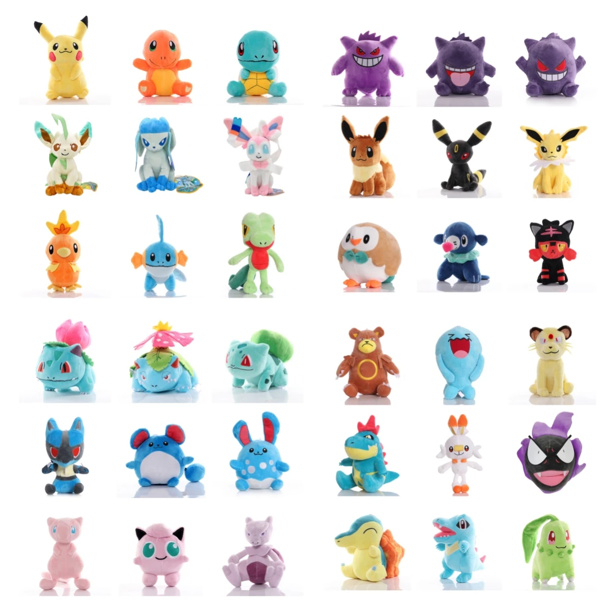 pikachu, red, charizard, lapras, snorlax, and 2 more (pokemon and