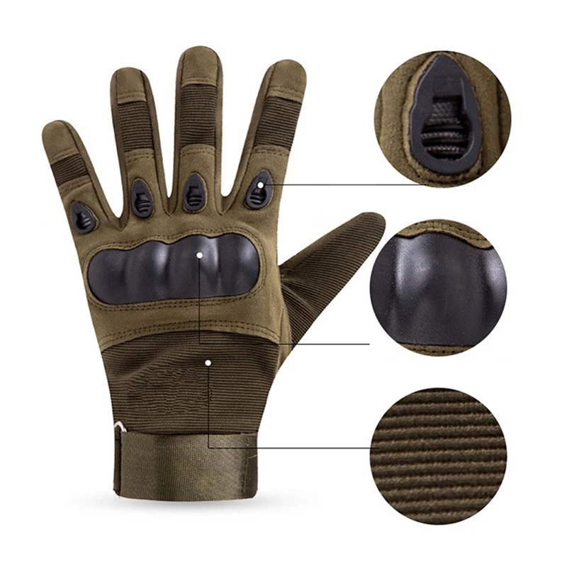 Outdoor Sports Locomotive Military Fans Gloves Winter Warm Outdoor Motorcycle Tactical Gloves Riding Gloves 2